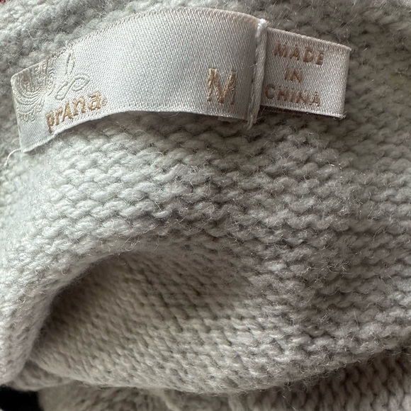 Prana Women's Light Gray Buttoned Sweater - Picture 5 of 5